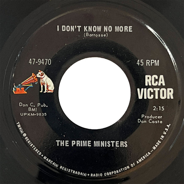 Prime Ministers - I Don't Know No More