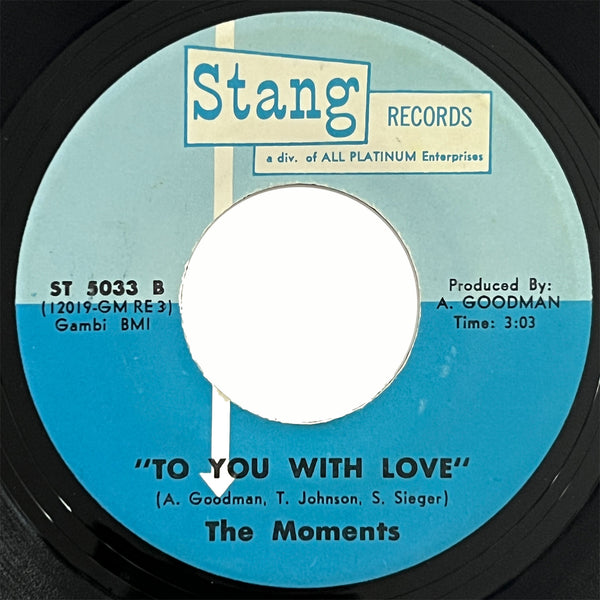 Moments - To You With Love (single sided)