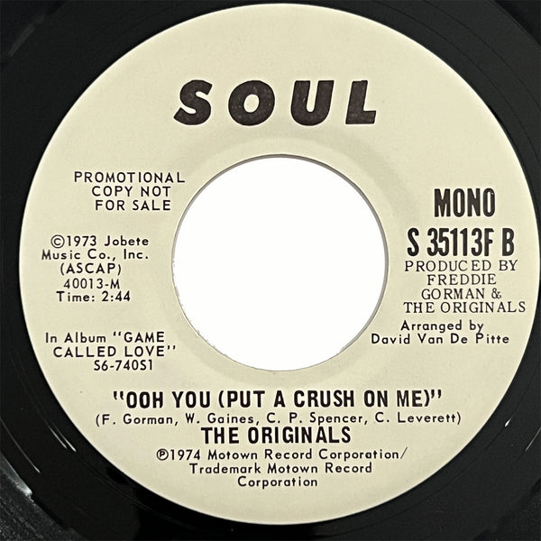 Originals - Ooh You (Put A Crush On Me) (promo)