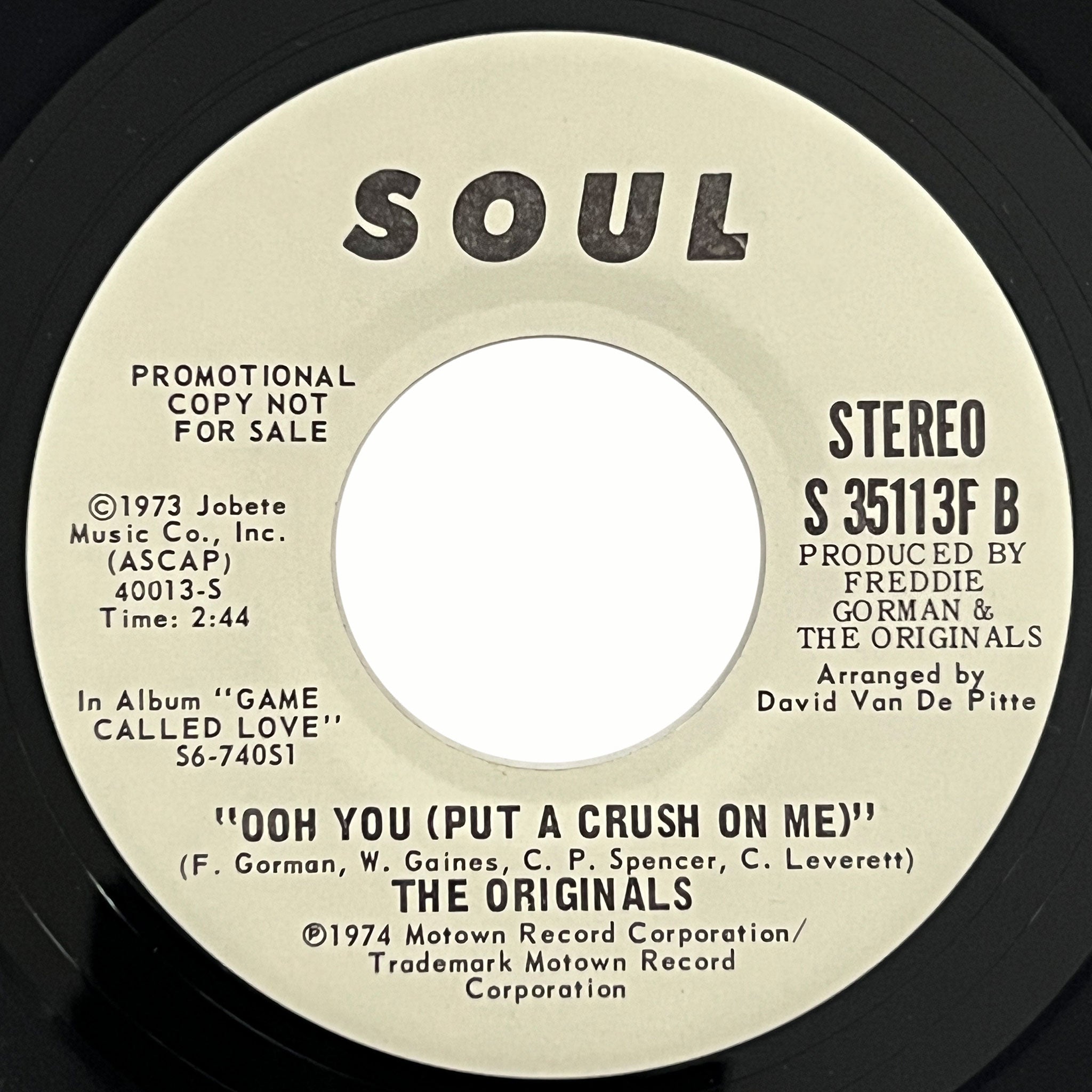 Originals - Ooh You (Put A Crush On Me) (promo)