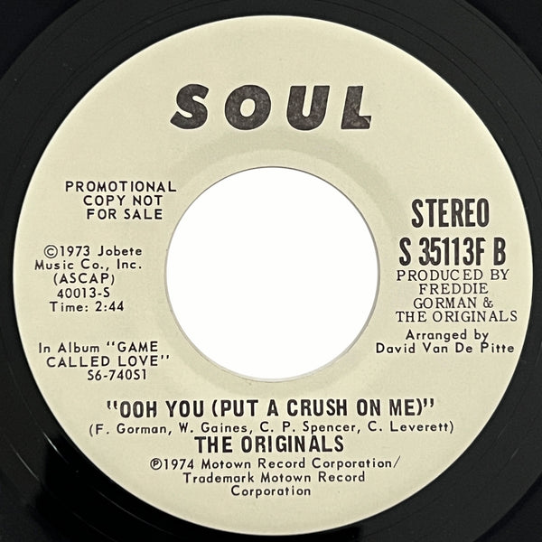 Originals - Ooh You (Put A Crush On Me) (promo)