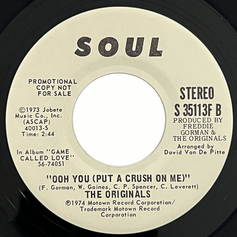 Originals - Ooh You (Put A Crush On Me) (promo)