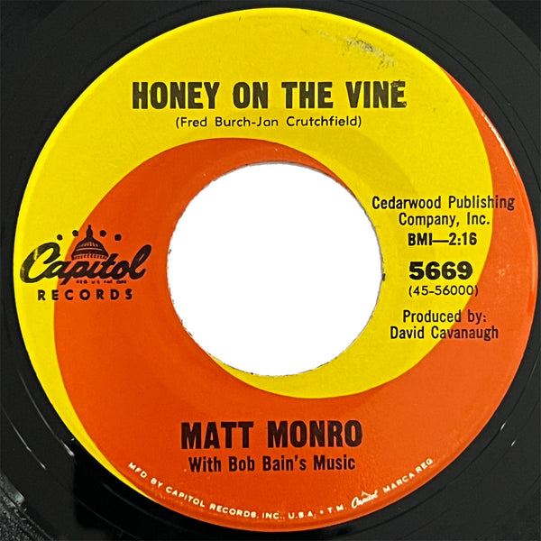 Matt Monroe - Honey On The Vine