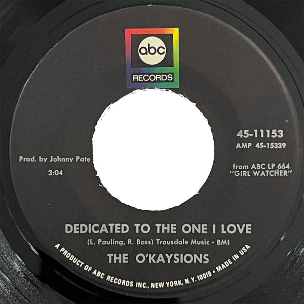 O'Kaysions - Love Machine