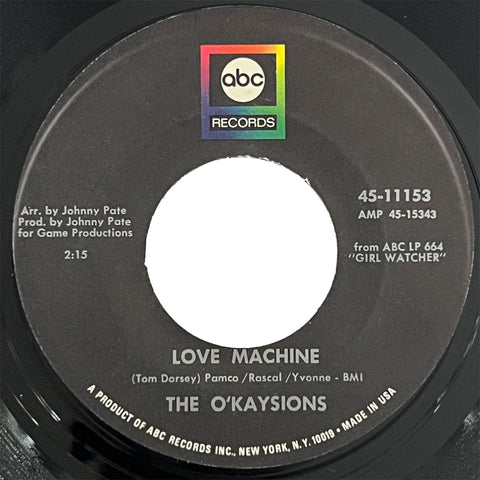 O'Kaysions - Love Machine