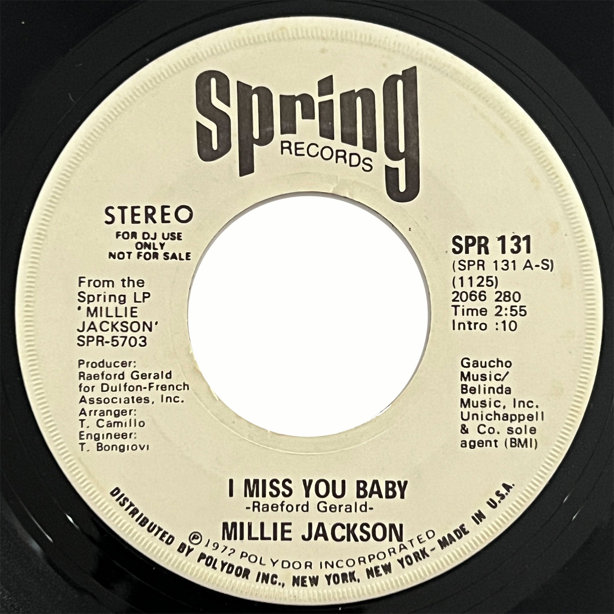 Millie Jackson - I Miss You Baby (promo)