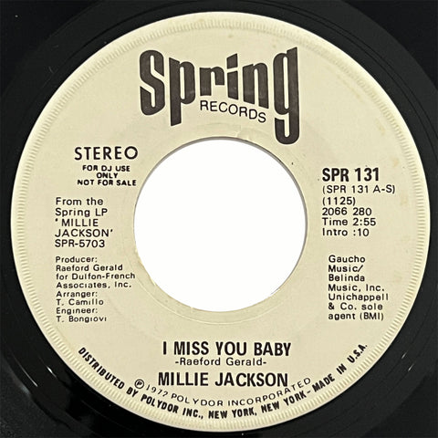 Millie Jackson - I Miss You Baby (promo)
