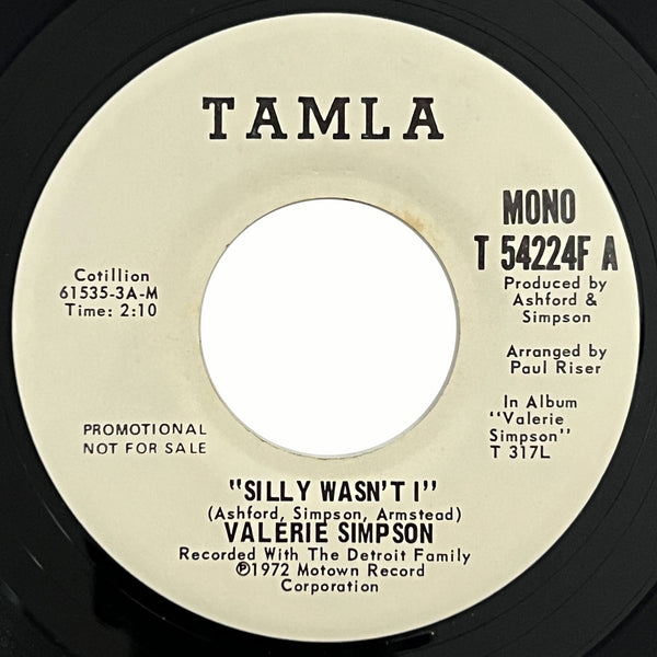 Valerie Simpson - Silly Wasn't I (promo)