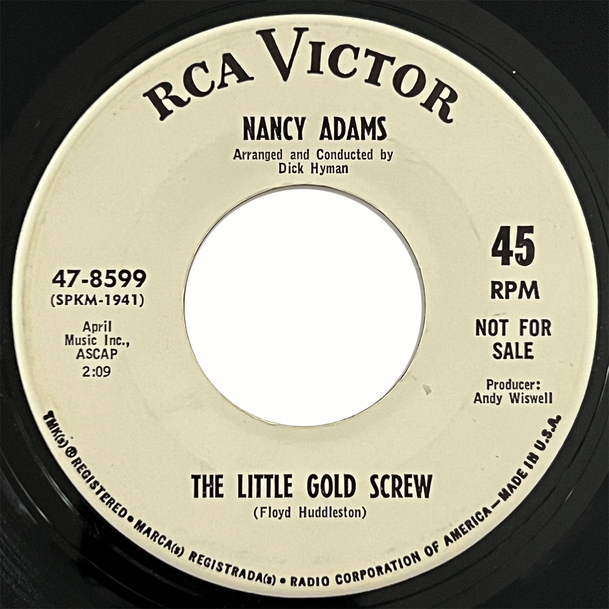 Nancy Adams - The Little Gold Screw (promo)
