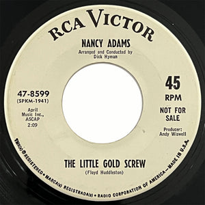 Nancy Adams - The Little Gold Screw (promo)