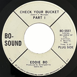 Eddie Bo - Check Your Bucket (promo)