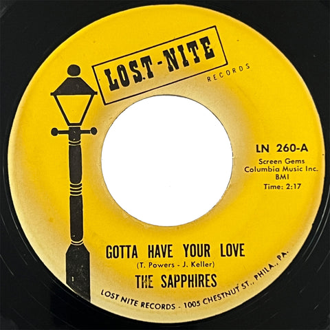 Sapphires - Gotta Have Your Love (Lost-Nite)