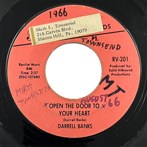 Darrell Banks - Open The Door To Your Heart (pink) (Copy)