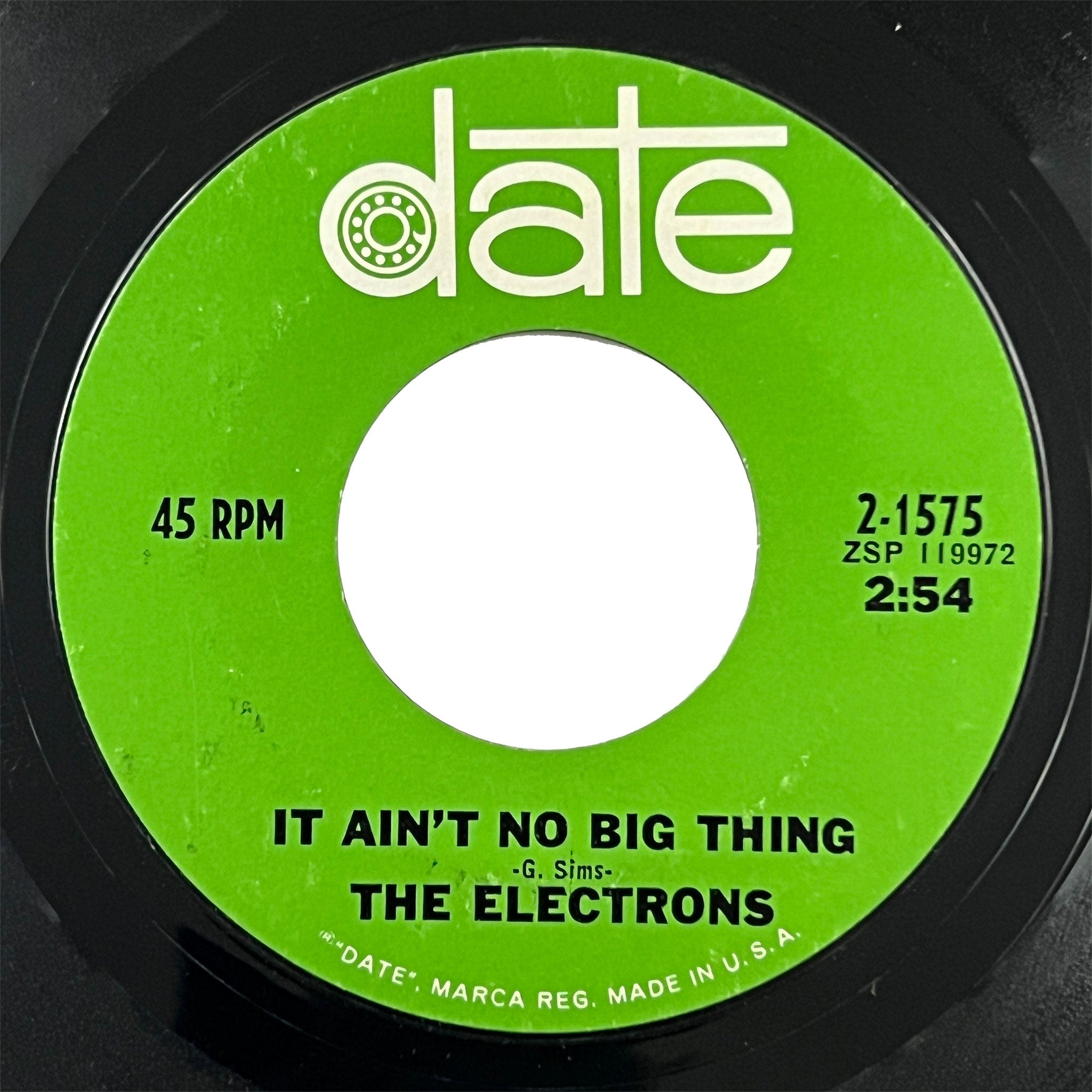 Electrons - It Ain't No Big Thing