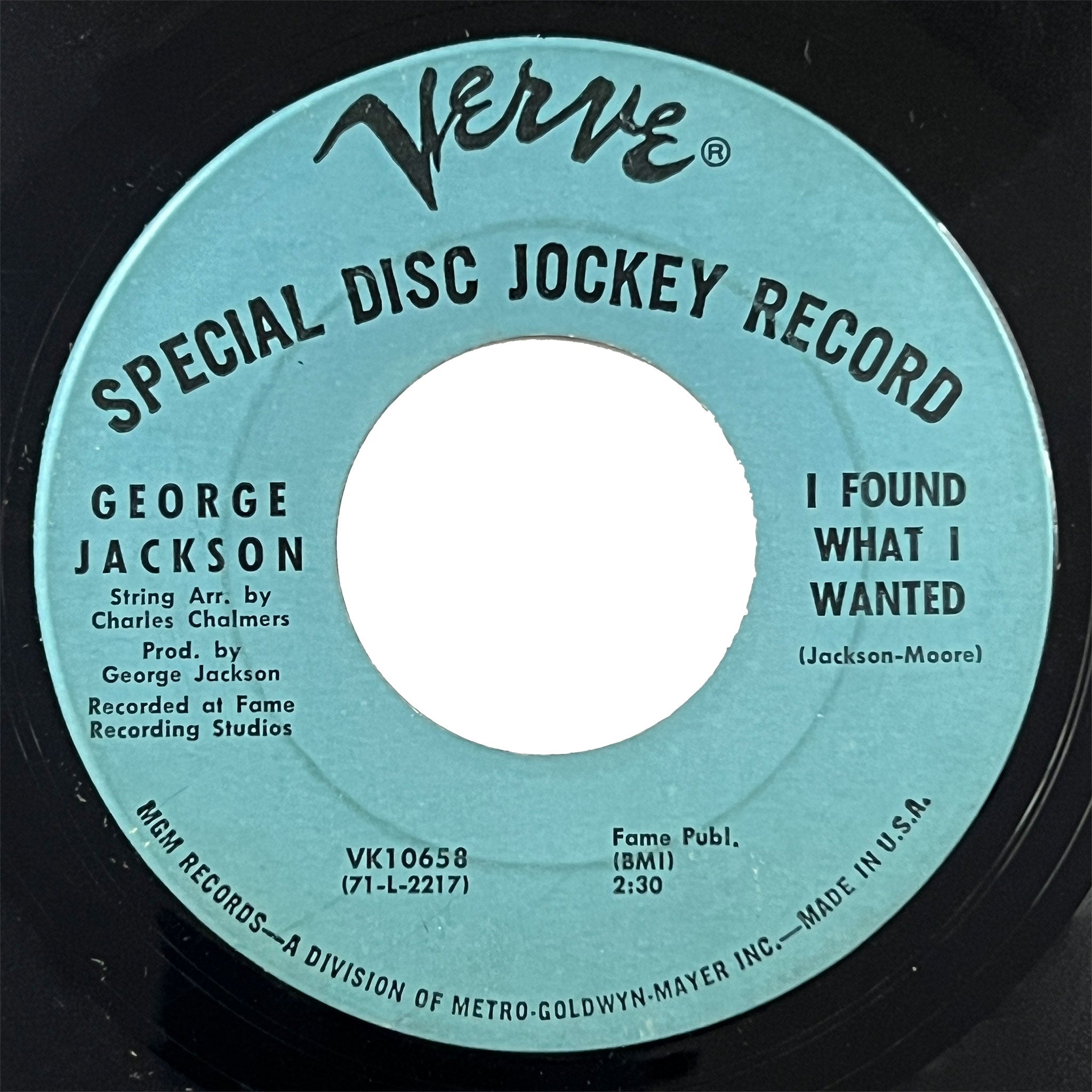 George Jackson - I Found What I Wanted (promo)