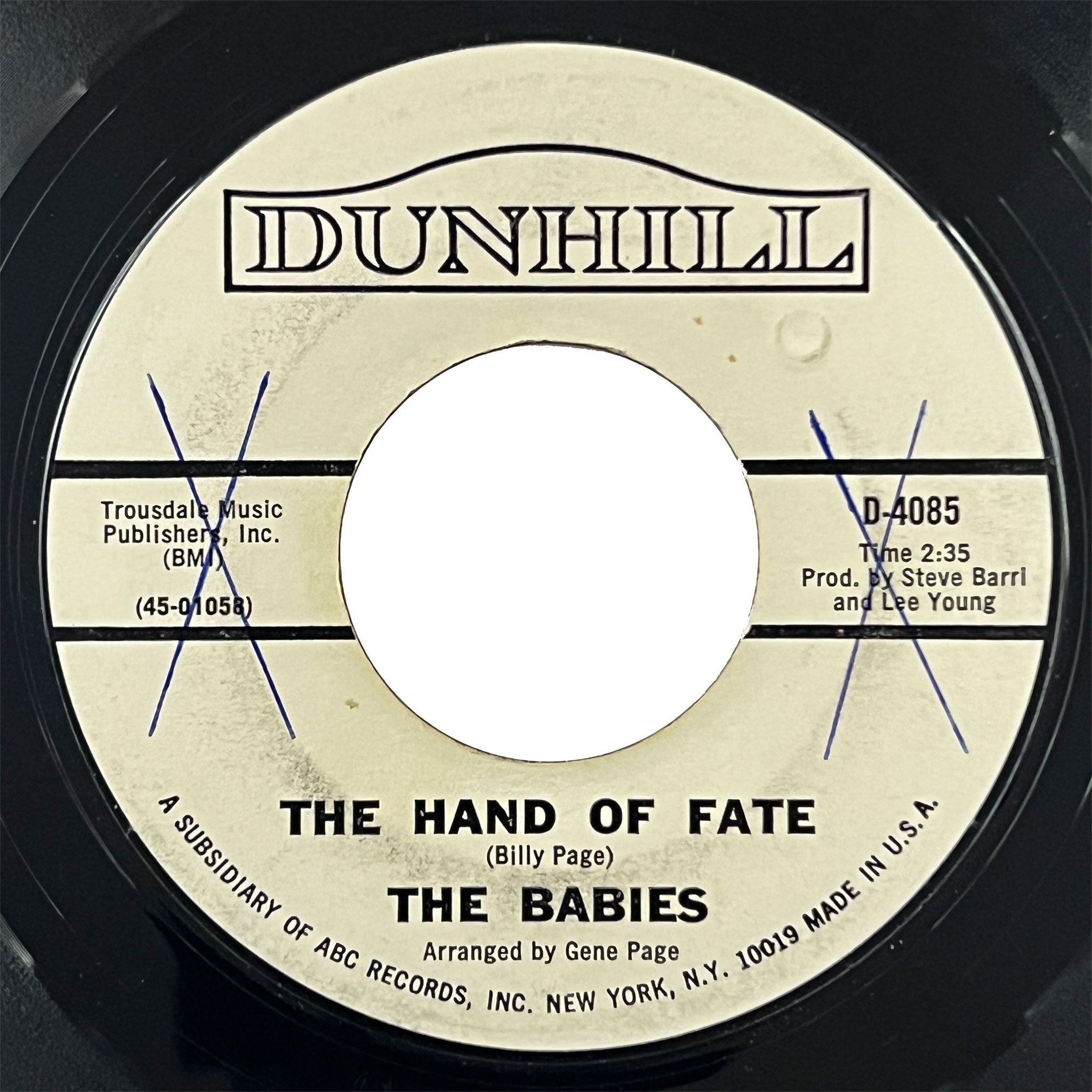 The Babies - The Hand of Fate (promo)