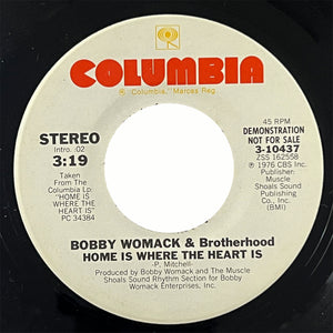 Bobby Womack - Home Is Where The Heart Is (promo)