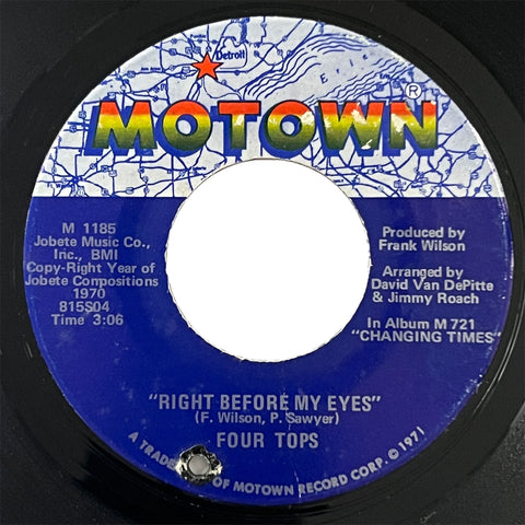 Four Tops - Right Before My Eyes