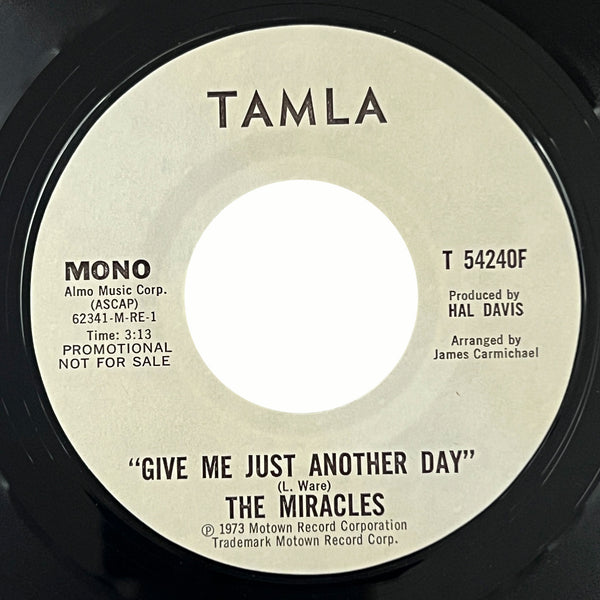 Miracles - Give Me Just Another Day (promo)