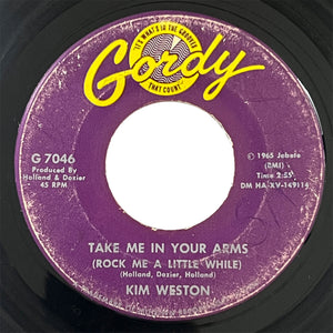 Kim Weston - Take Me In Your Arms