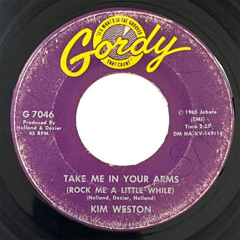 Kim Weston - Take Me In Your Arms