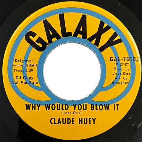 Claude Baby Huey - Why Would You Blow It (promo)