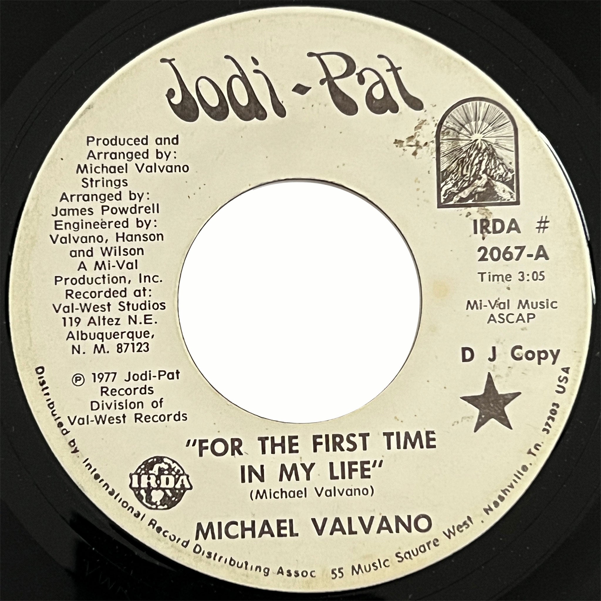 Michael Valvano - For The First Time In My Life (promo)