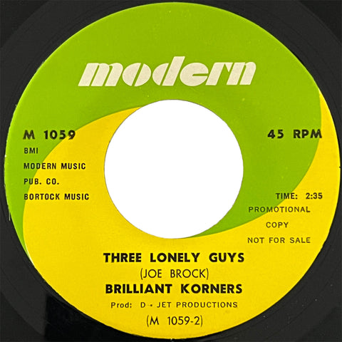 Brilliant Korners - Three Lonely Guys (promo)