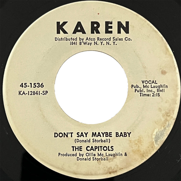 Capitols - Don't Say Maybe Baby (promo)
