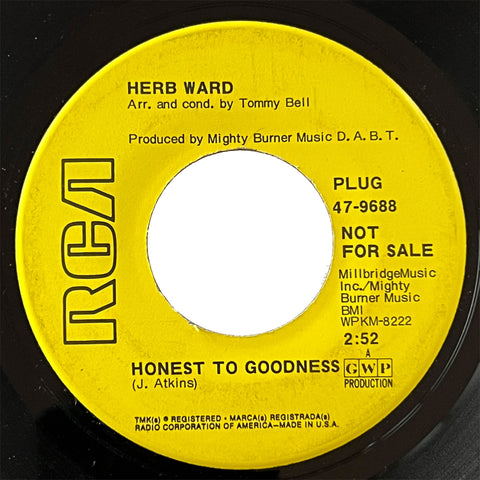 Herb Ward - Honest To Goodness (promo)