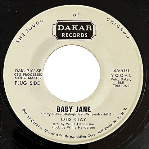 Otis Clay - Baby Jane (promo)