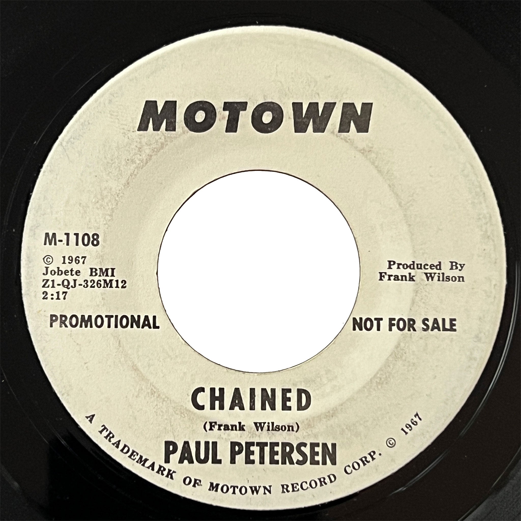 Paul Petersen - Chained (promo)