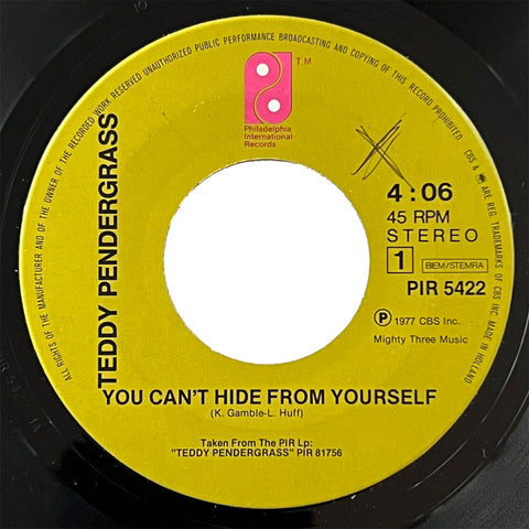 Teddy Pendergrass - You Can't Hide From Yourself (Dutch)