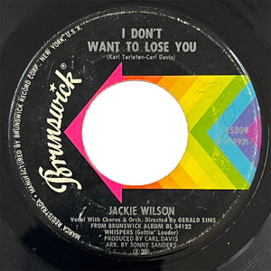 Jackie Wilson - I Don't Want To Lose You