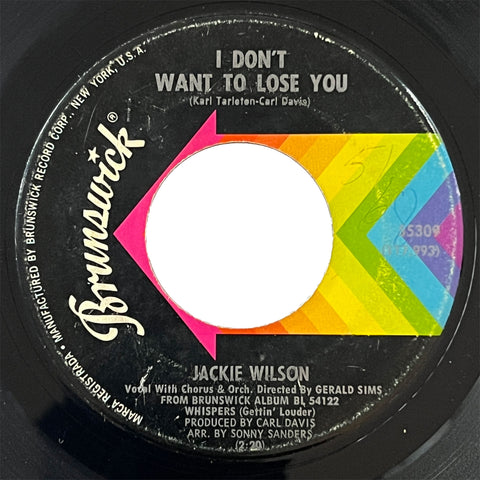 Jackie Wilson - I Don't Want To Lose You