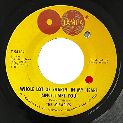 Miracles - Whole Lot Of Shakin In My Heart