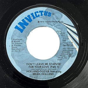 Holland-Dozier - Dont Leave Me Starvin For Your Love
