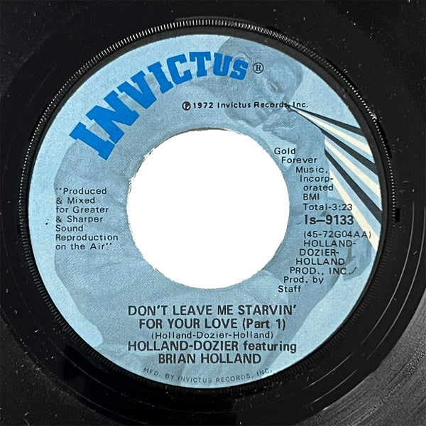 Holland-Dozier - Dont Leave Me Starvin For Your Love