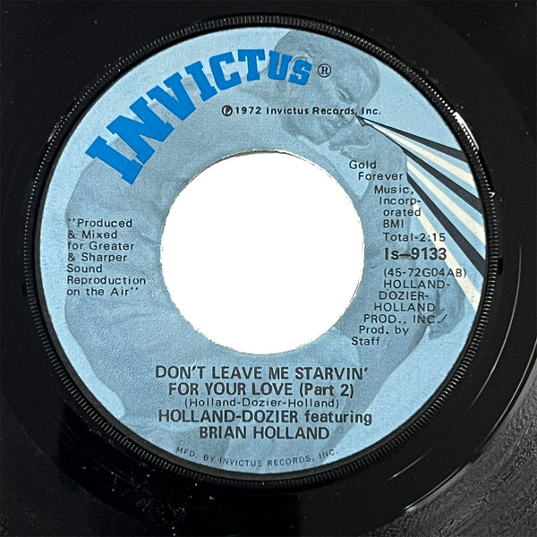 Holland-Dozier - Dont Leave Me Starvin For Your Love
