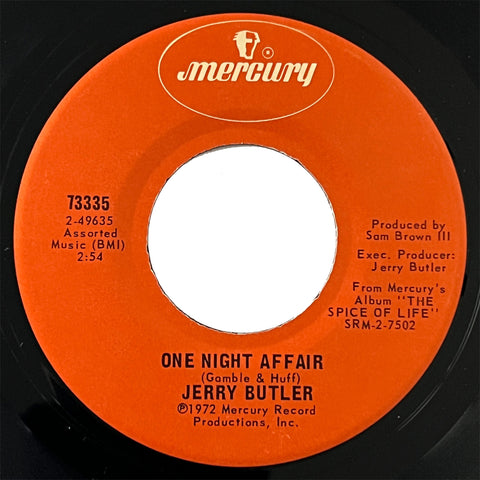 Jerry Butler - One Night Affair
