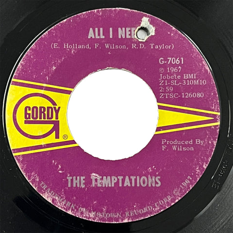Temptations - All I Need