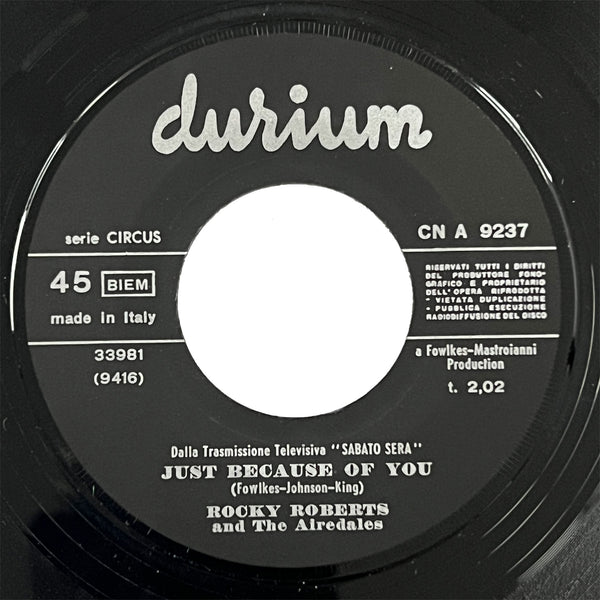 Rocky Roberts - Just Because Of You (Italian)