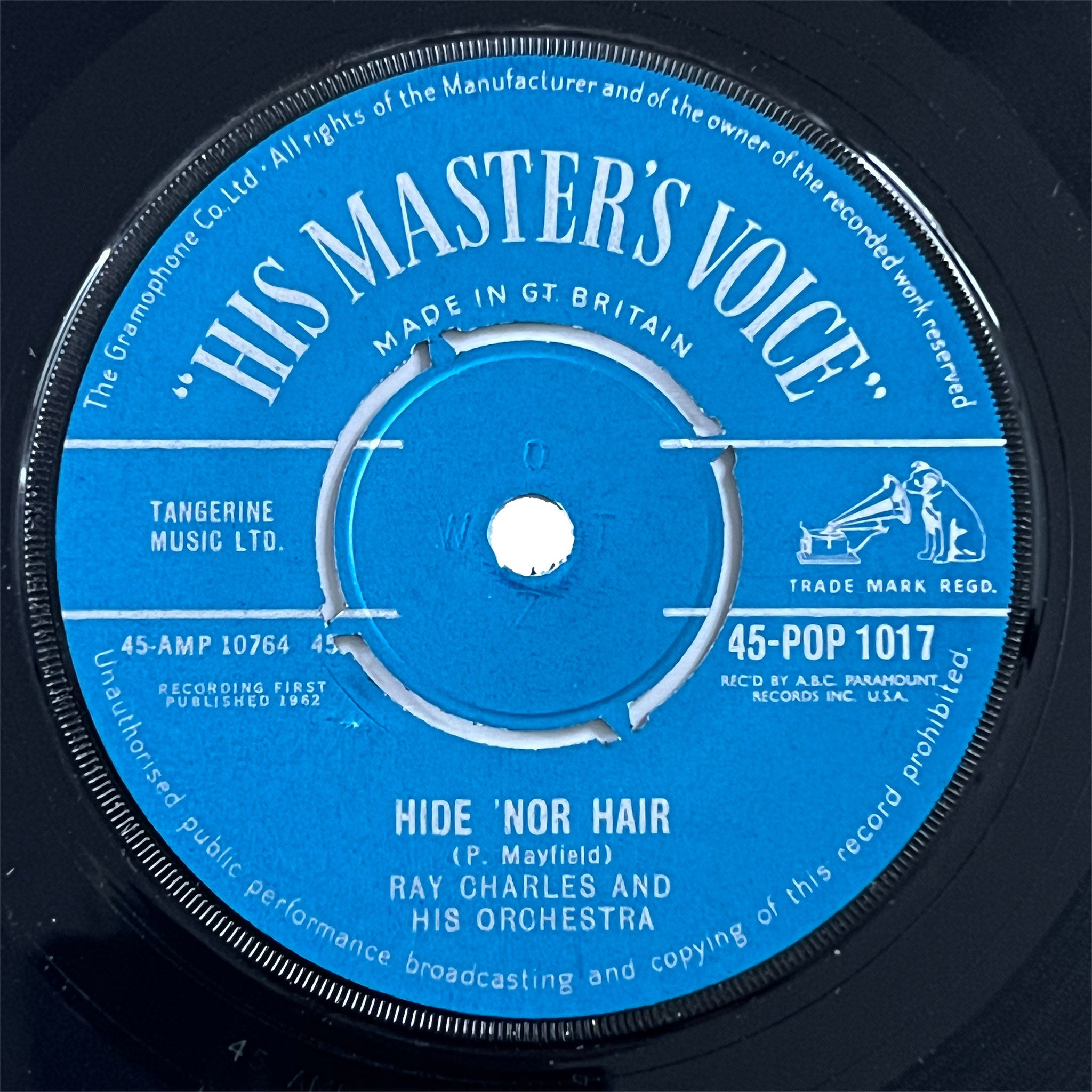Ray Charles - Hide 'Nor Hair (UK)