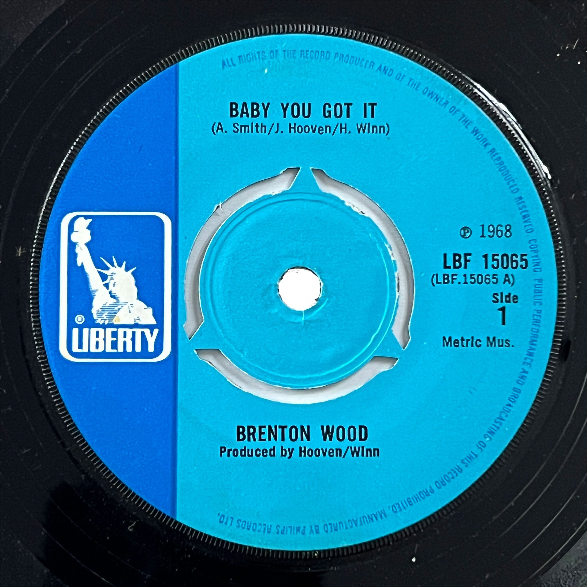 Brenton Wood - Baby You Got It (UK)