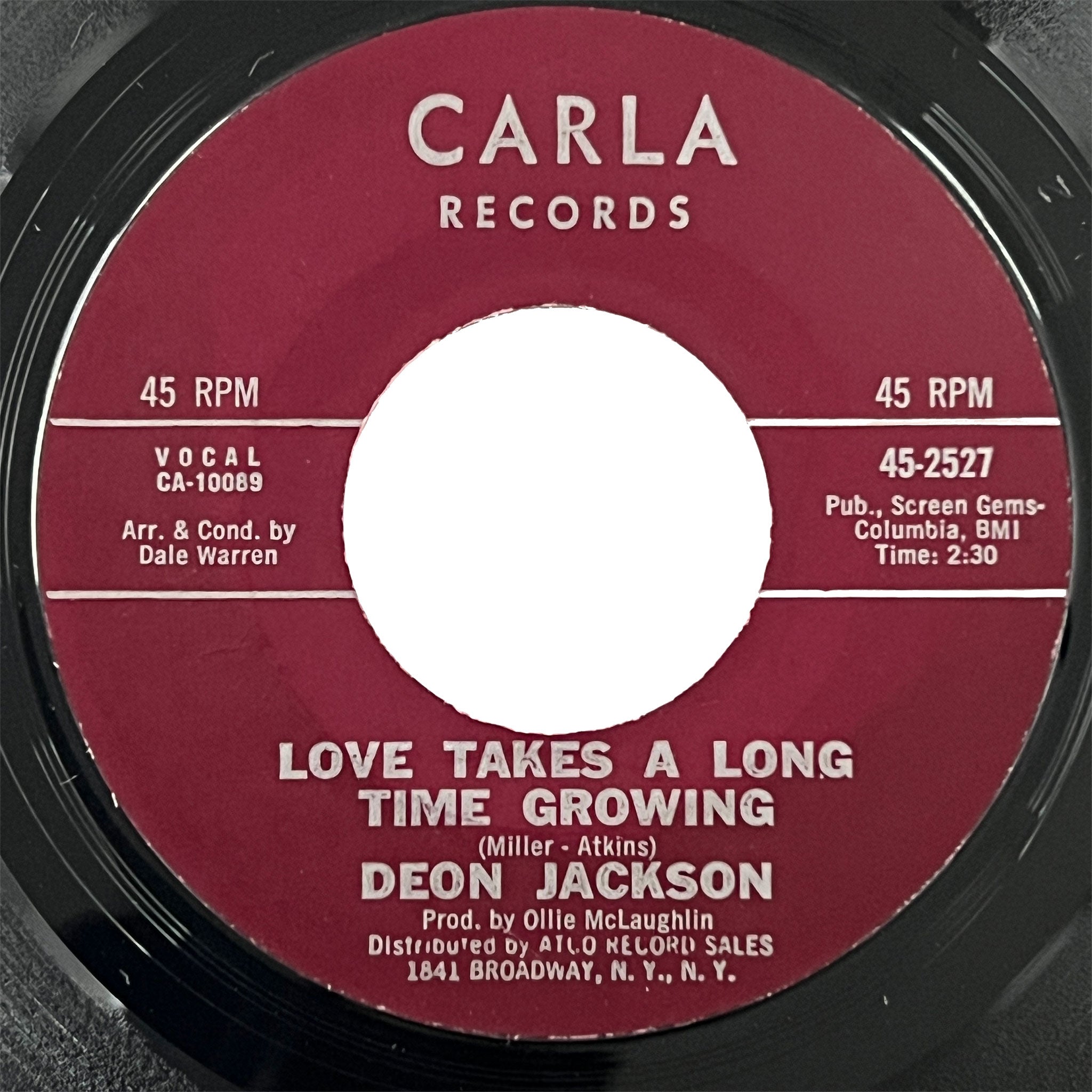 Deon Jackson - Love Takes A Long Time Growing