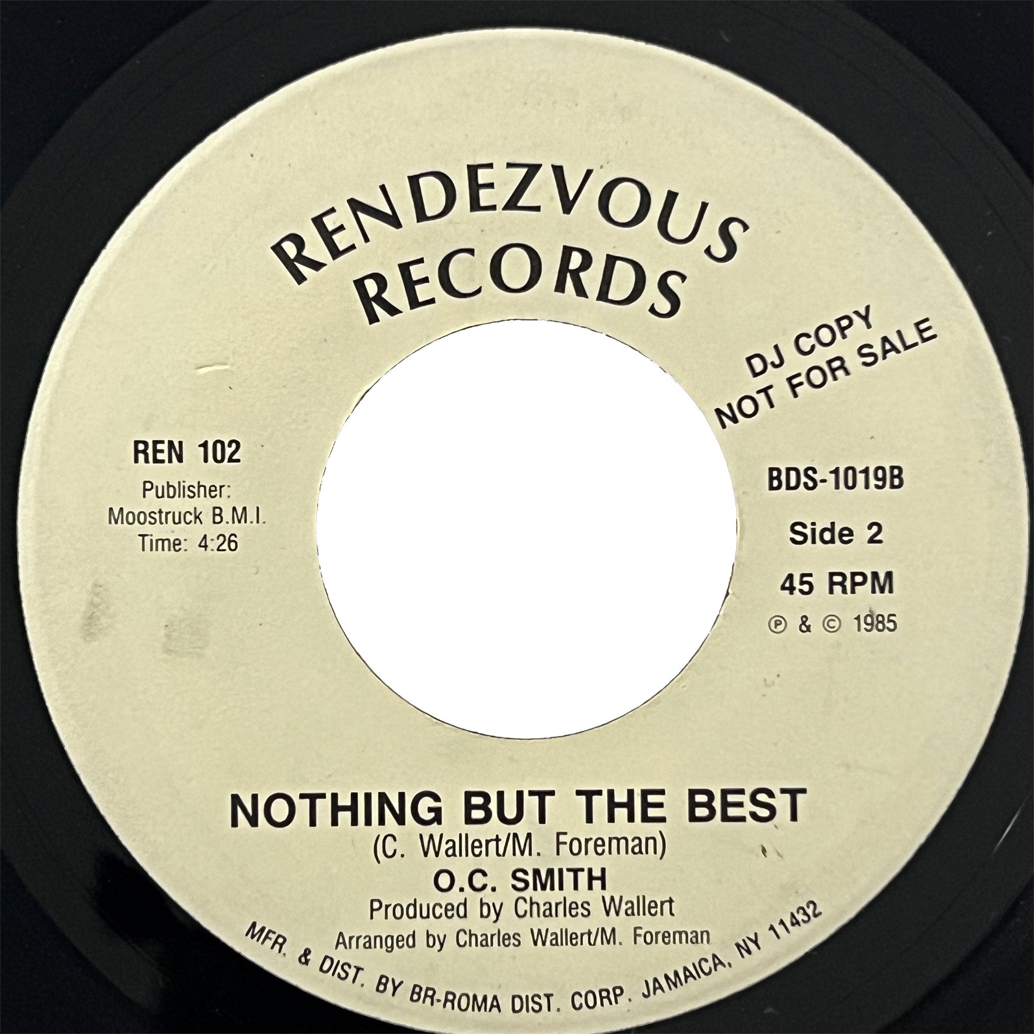 O.C. Smith - Nothing But The Best (promo)
