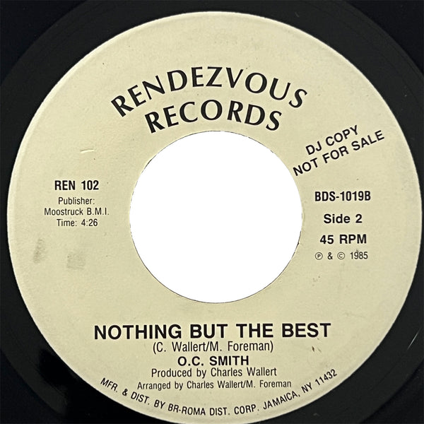 O.C. Smith - Nothing But The Best (promo)