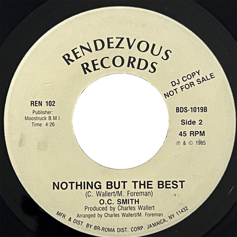 O.C. Smith - Nothing But The Best (promo)