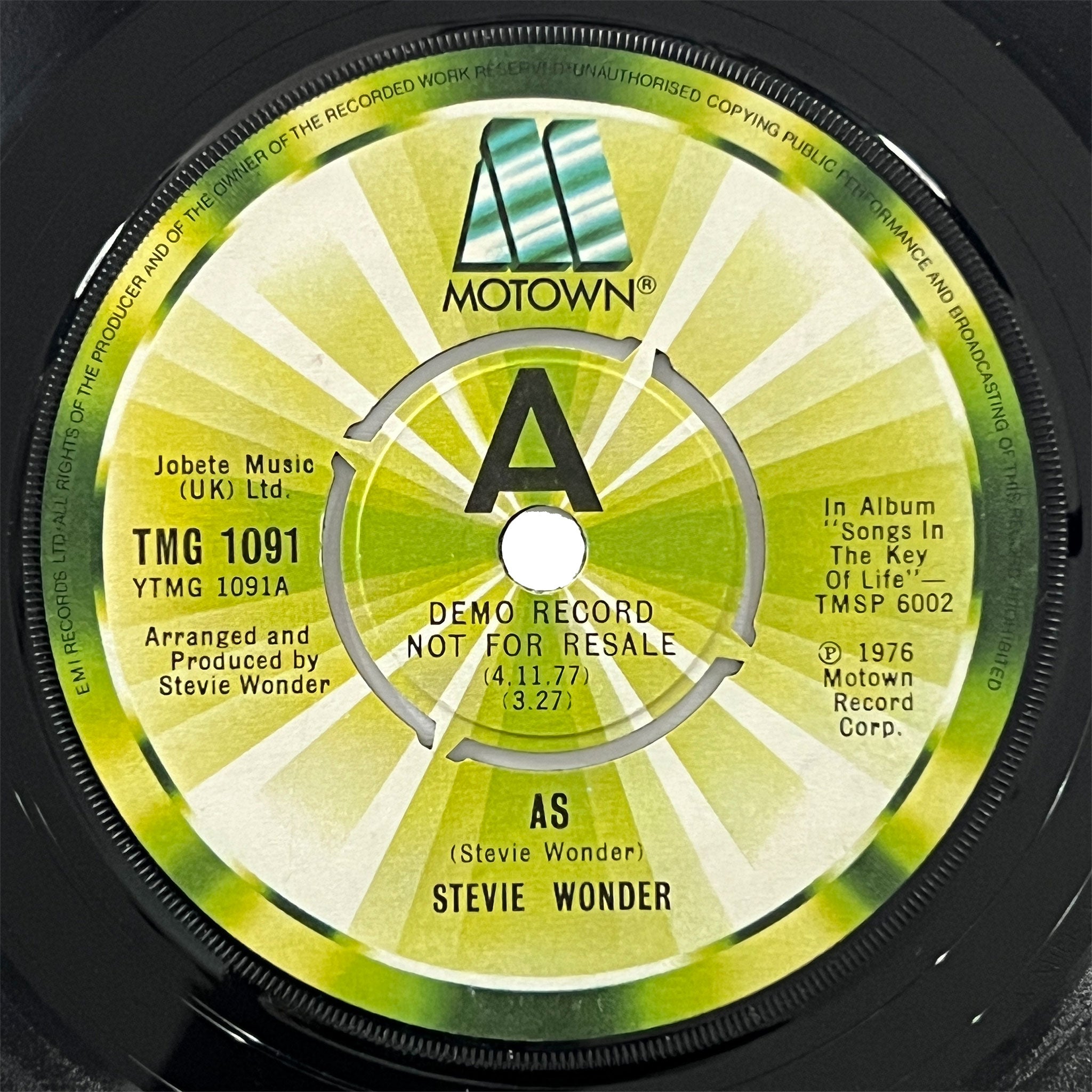 Stevie Wonder - As (UK) (promo)