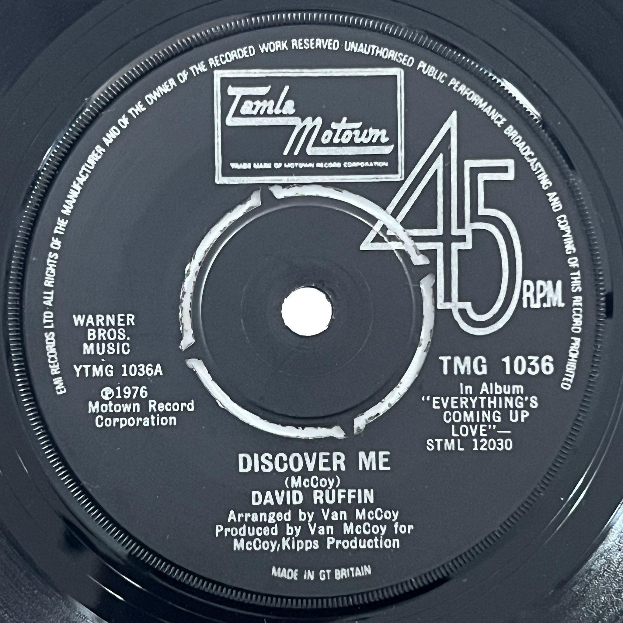 David Ruffin - Discover Me (UK)
